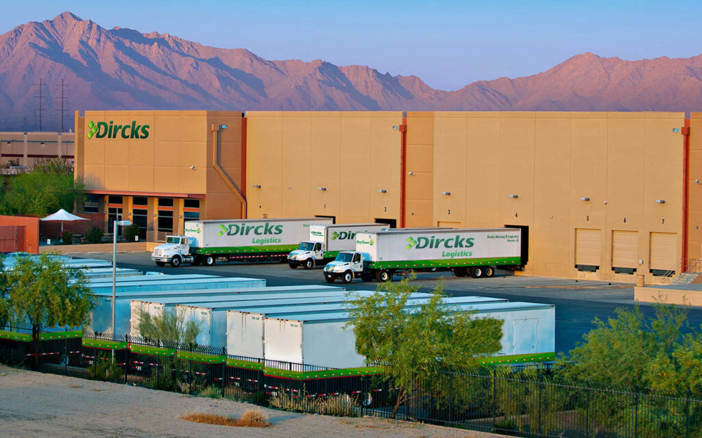 Dircks Logistics has technologically advanced facilities in Phoenix for 3rd party logistics, e-commerce fulfillment, warehousing, distribution and fulfillment.