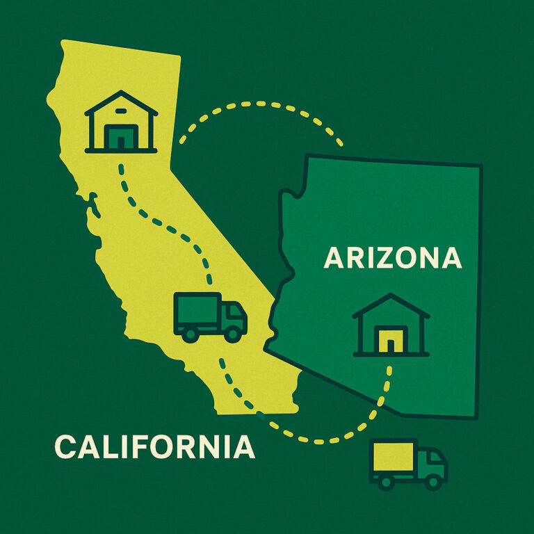 Why Companies are Moving 3PL Storage from California to Arizona​